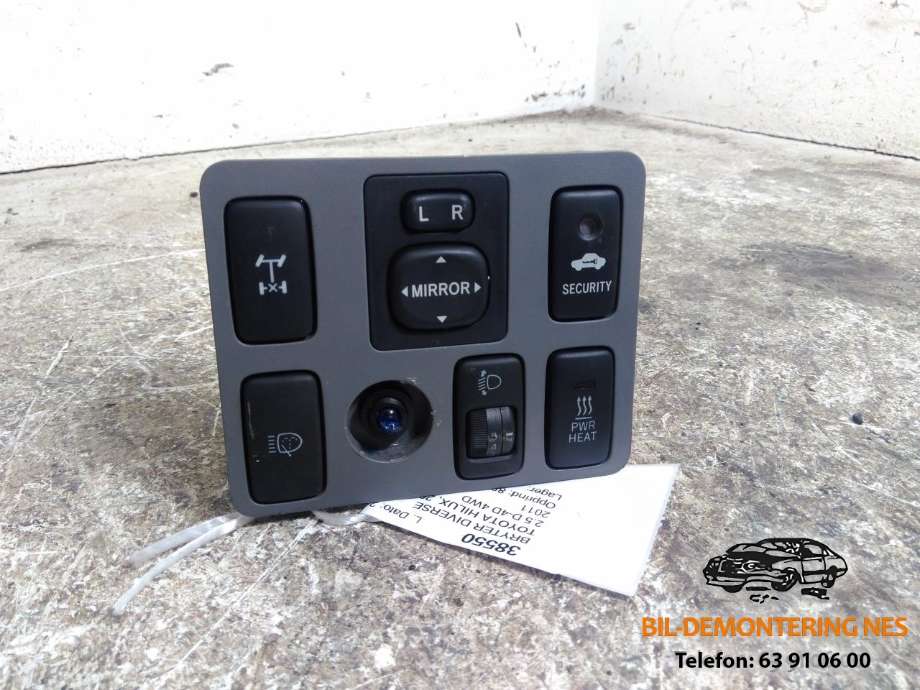 Bryter diverse til Toyota Hilux, 2006-2011  