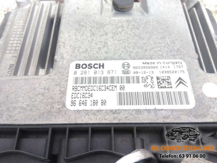 Styreenhet motor til Peugeot Partner 2002-2008 (Type I, Fase 2)  