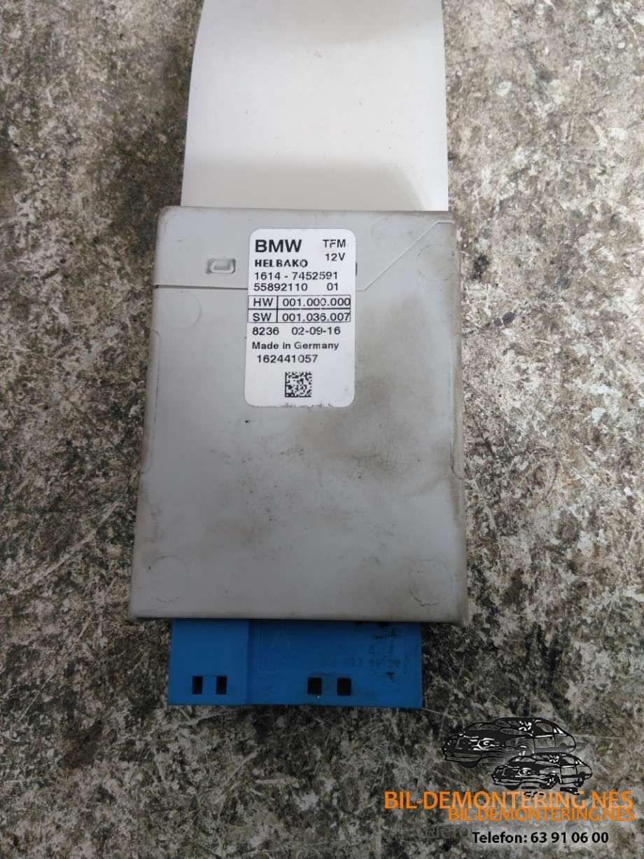Styreenhet drivstoffpumpe til BMW X5, 2013-2018 (F15) (F15) (16147452591)