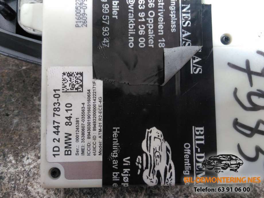 Bilstereo diverse til BMW X5 2013-2018 (F15) (F15) (1D244778301|0001245381|)