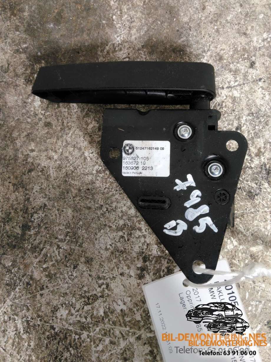 Bakluke/bakdør håndtak til BMW X5 2013-2018 (F15) (F15) (975827105|1636721Q|1609062213)