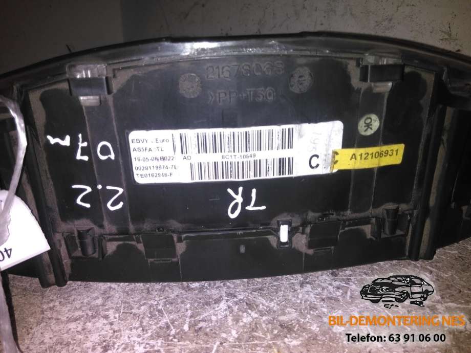 Speedometer til Ford Transit 2006-2013  (A12106931|00281199747E|21678068)