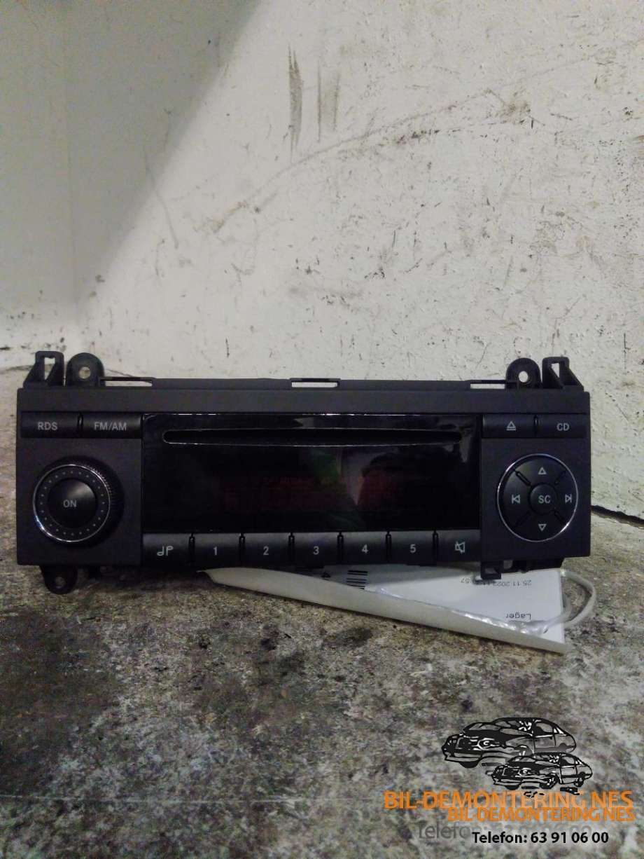 Multimedia display (MCU - Media Controller Unit) til Mercedes B-Klasse, 2005-2008 (Fase 1) (W245) (W245) (A1698200486002)
