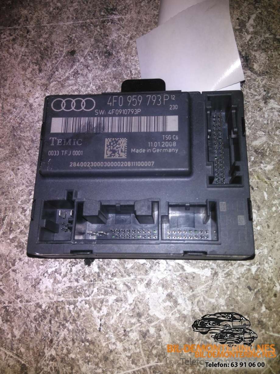 Styreenhet dør venstre foran til Audi A6, Allroad, 2006-2008 (Type II, Fase 1) (C6) (C6) (4F0959793P)