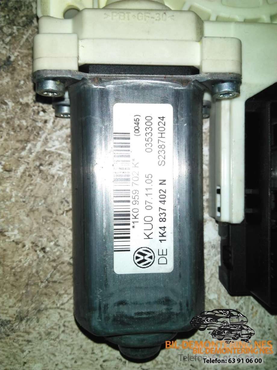 Ruteheis, kun motor, høyre foran til VW Golf V, Combi 2003-2008  (1K0959702K|1K4837402N|)