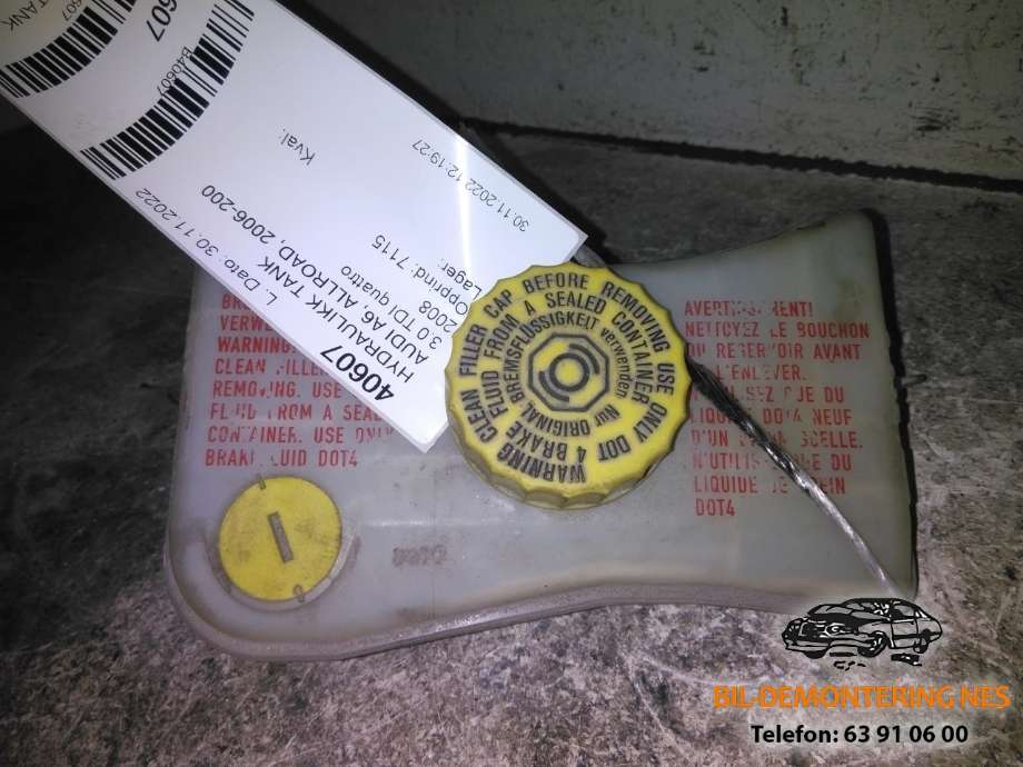 Hydraulikk tank til Audi A6, Allroad, 2006-2008 (Type II, Fase 1) (C6) (C6) 
