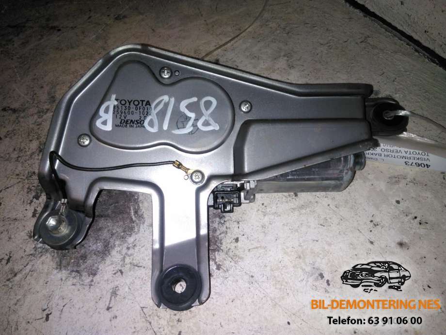 Viskermotor bakrute til Toyota Verso 2004-2009 (Type II)  (851300F010|2596001022|)