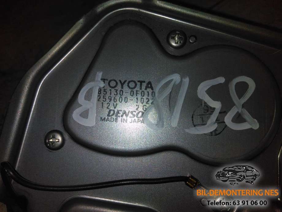 Viskermotor bakrute til Toyota Verso 2004-2009 (Type II)  (851300F010|2596001022|)