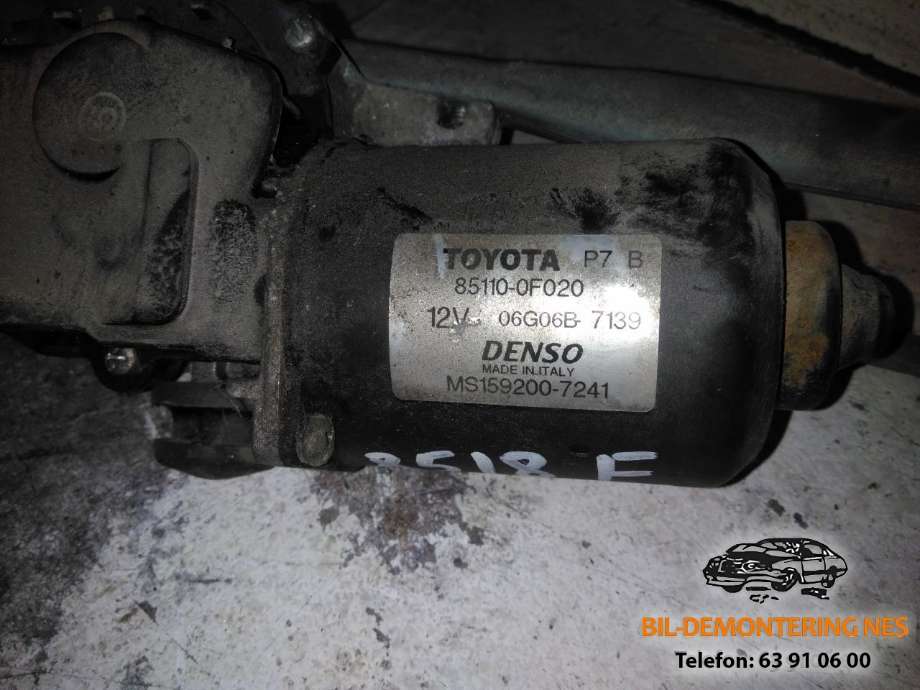 Viskermotor frontrute komplett m/overføring til Toyota Verso 2004-2009 (Type II)  (851100F020|MS1592007241|)