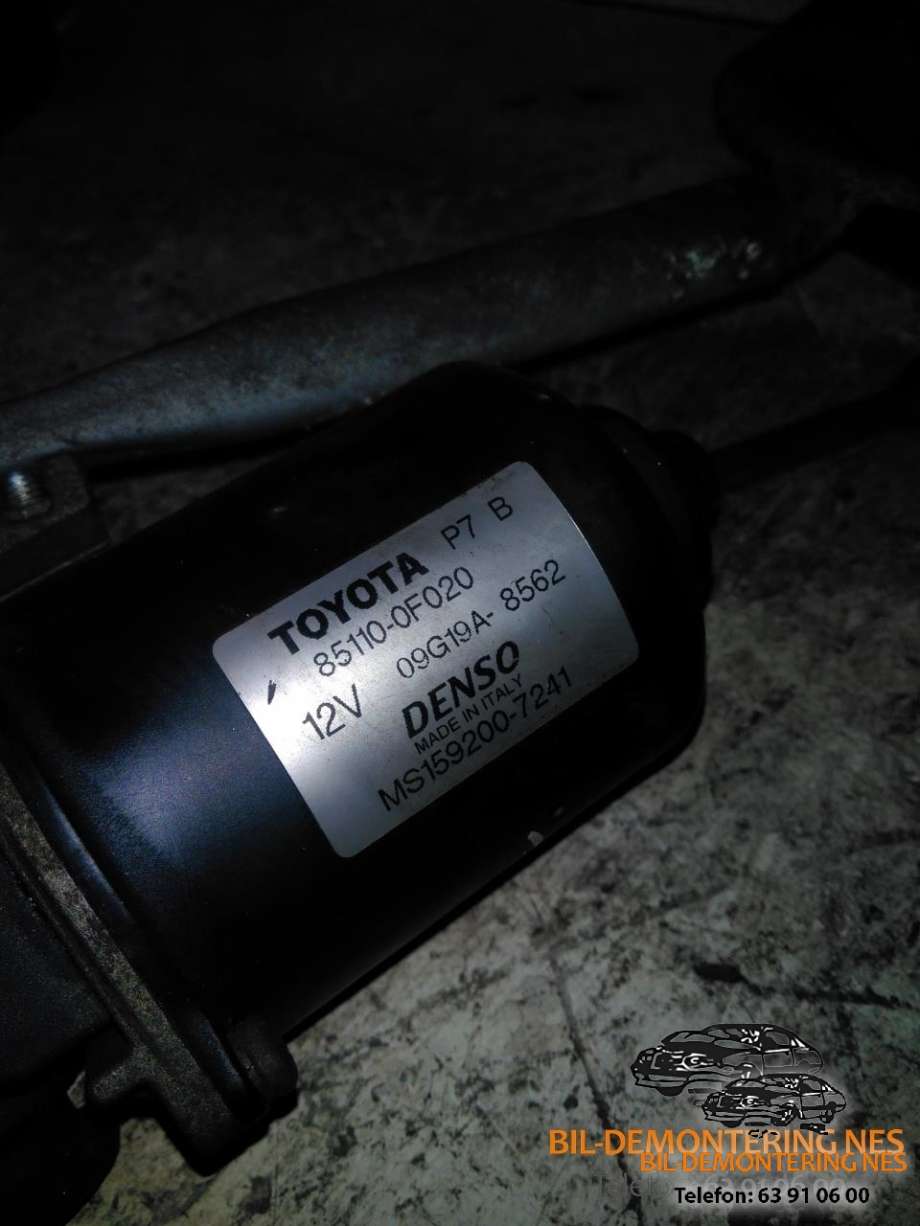 Viskermotor frontrute komplett m/overføring til Toyota Verso, 2004-2009 (Type II)  (8511100F020)