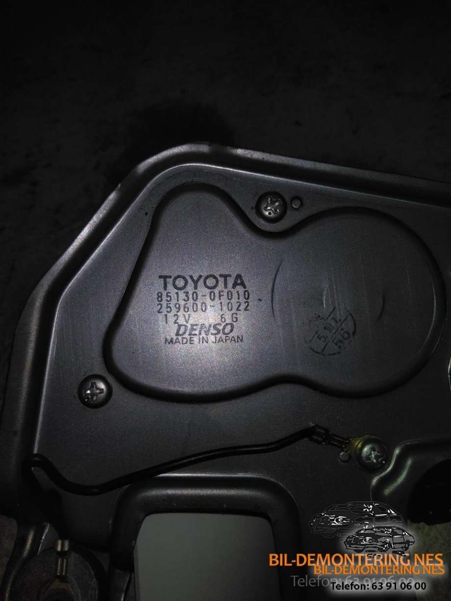 Viskermotor bakrute til Toyota Verso 2004-2009 (Type II)  (851300F010|2596001022|)