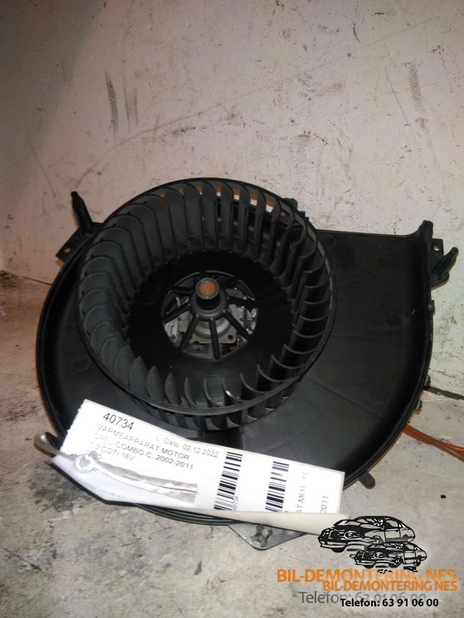 Varmeapparat motor til Opel Combo C, 2002-2011  
