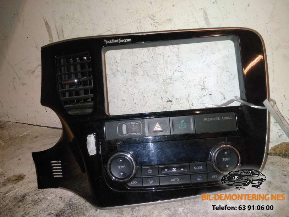 Varmeapparat betjening til Mitsubishi Outlander 2012-2015 (Type III, Fase 1)  (7820A460XA|1223400364|)