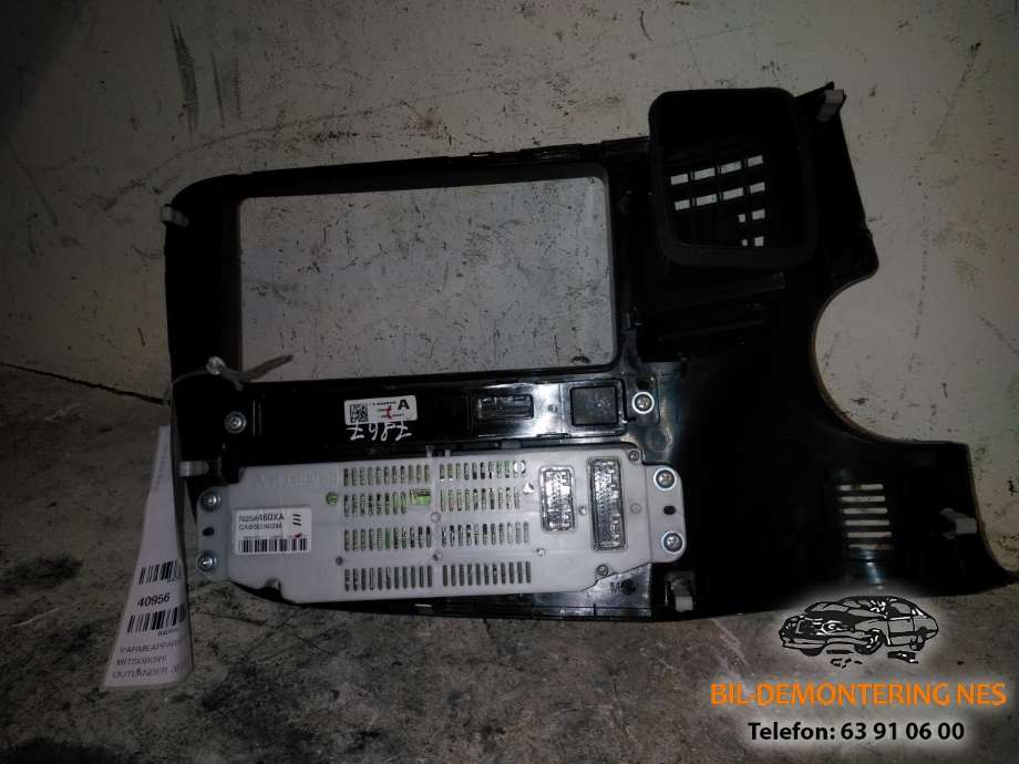 Varmeapparat betjening til Mitsubishi Outlander 2012-2015 (Type III, Fase 1)  (7820A460XA|1223400364|)