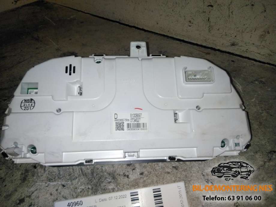 Speedometer til Mitsubishi Outlander 2012-2015 (Type III, Fase 1)  (8100B897|)