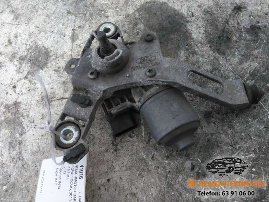 Viskermotor bakrute til Ford Focus 2011-2014 (Type III, Fase 1)  