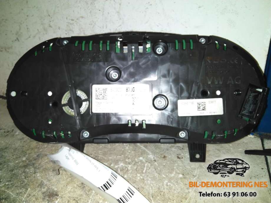 Speedometer til Audi A3 2012-2016 (Type III, Fase 1)  (8V0920870G|A2C84207600|)