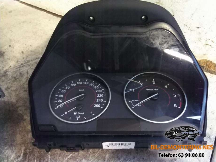Speedometer til BMW 1-Serie, 2011-2015 (Fase 1) (F20/F21) (F20/F21) (62109287467)