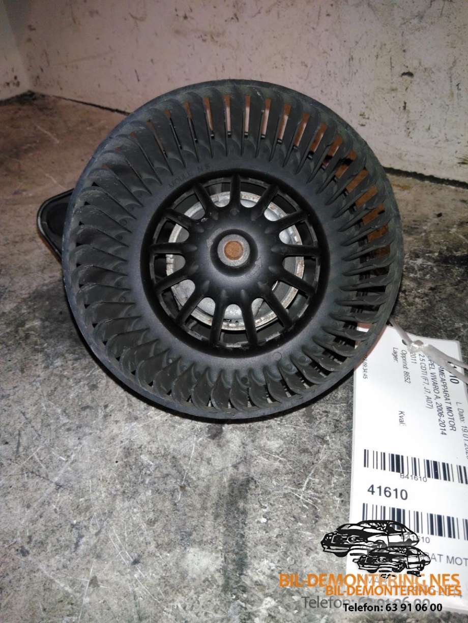 Varmeapparat motor til Opel Vivaro A, 2006-2014