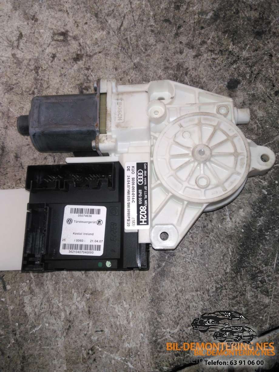 Ruteheis, kun motor, høyre foran til Audi A3 2003-2008 (Type II, Fase 1)  (8P0959802H|)