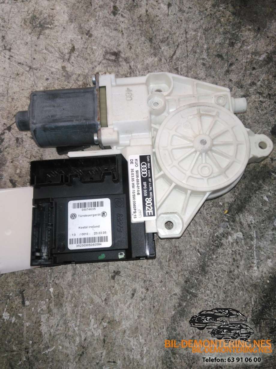 Ruteheis, kun motor, høyre foran til Audi A3 2003-2008 (Type II, Fase 1)  (8P0959802E|)