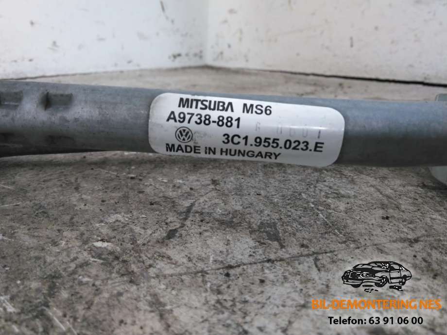 Viskermotor frontrute komplett m/overføring til VW Passat 2005-2010 (B6) (B6) (3C1955023E|A9738881|)