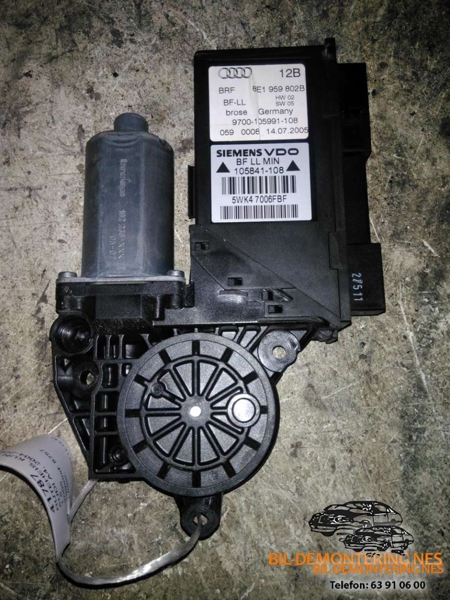 Ruteheis, kun motor, høyre foran til Audi A4, 2004-2008 (Type III) (B7) (B7) (0130821764)