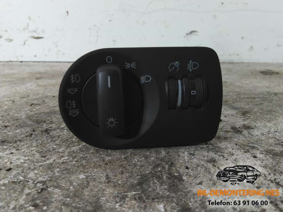 Bryter lys til Audi A3, 2003-2008 (Type II, Fase 1)  