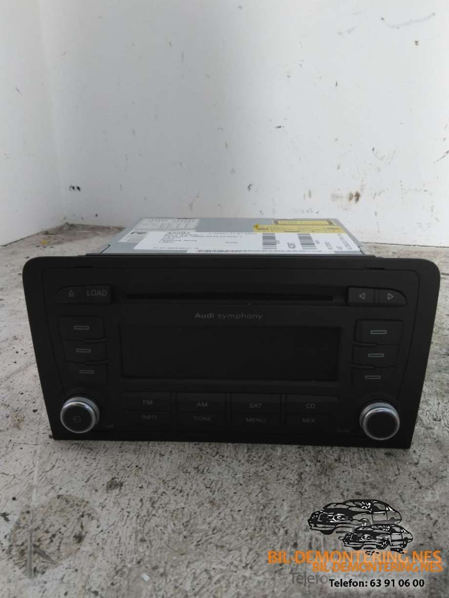 Bilstereo til Audi A3, 2009-2012 (Type II, Fase 2) (8P0035195BVX)