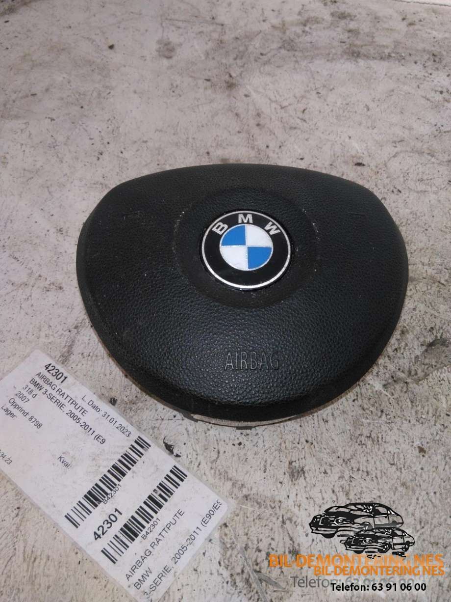 Airbag rattpute til BMW 3-Serie, 2005-2011 (E90/E91/E92/E93) (E90/E91/E92/E93) 