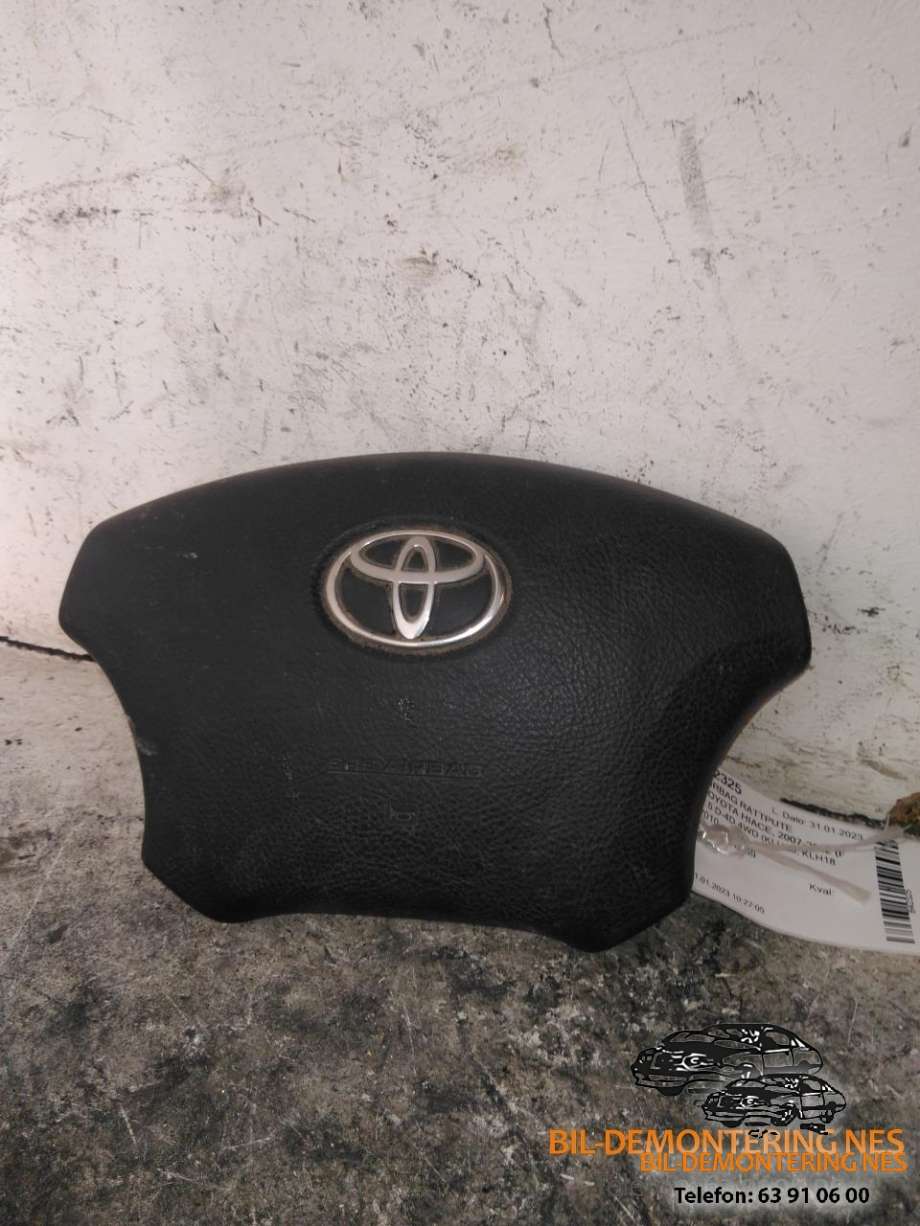 Airbag rattpute til Toyota Hiace, 2007-2012 (Fase 3)  
