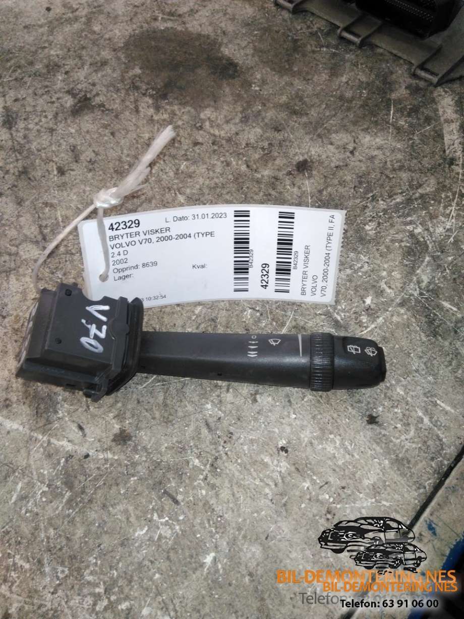 Bryter visker til Volvo V70 2000-2004 (Type II, Fase 1)  