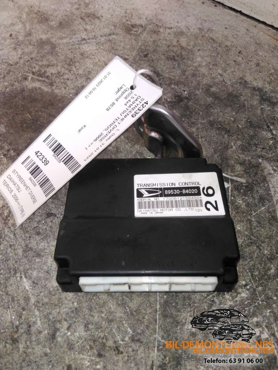 Styreenhet diverse til Daihatsu Terios 2006-->> (Type II)  (89530B4020|)