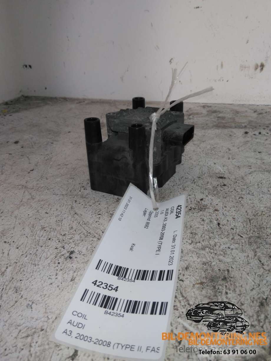 Coil til Audi A3, 2003-2008 (Type II, Fase 1)  