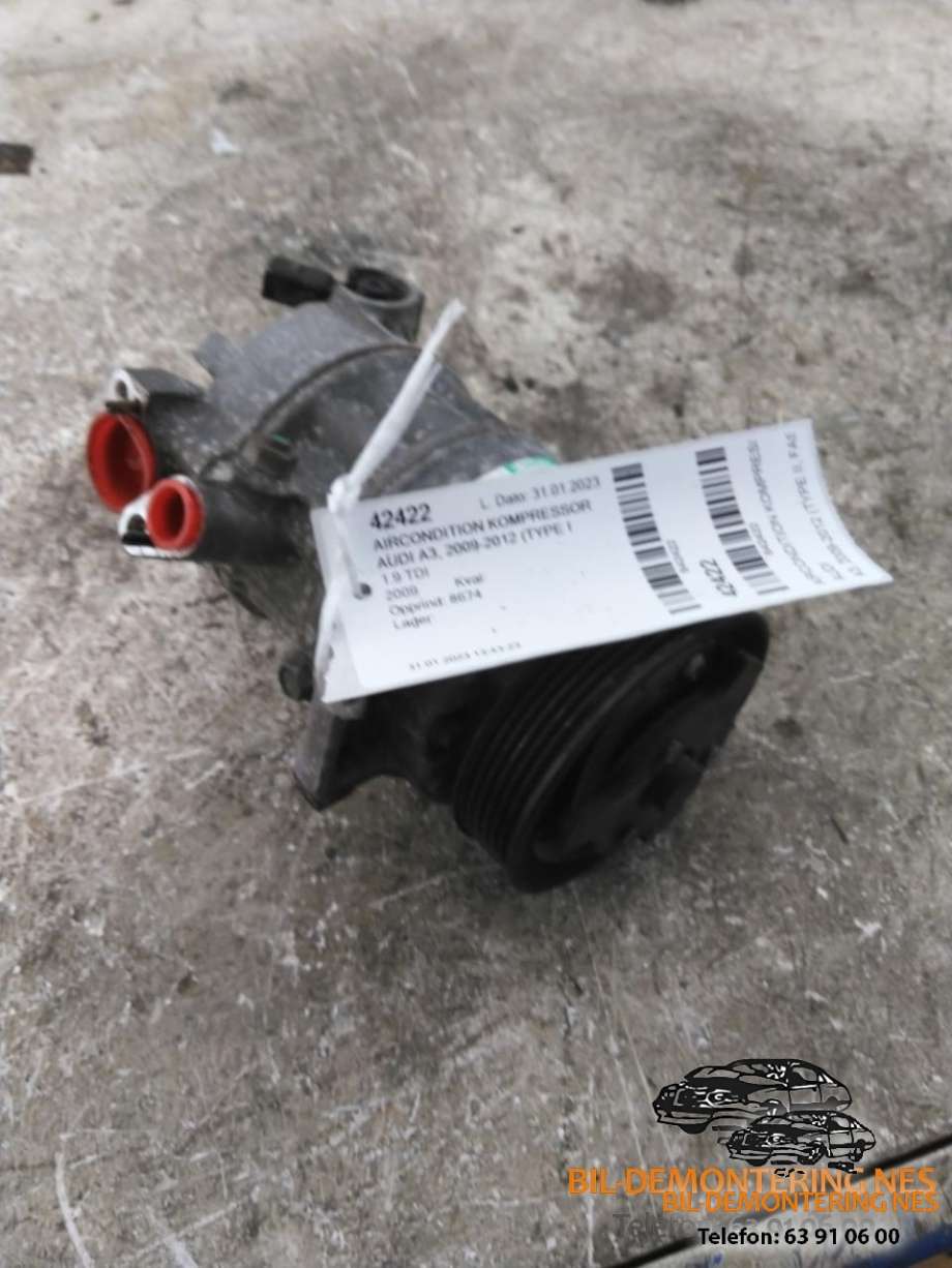 Aircondition kompressor til Audi A3, 2009-2012 (Type II, Fase 2) (035476108B4)