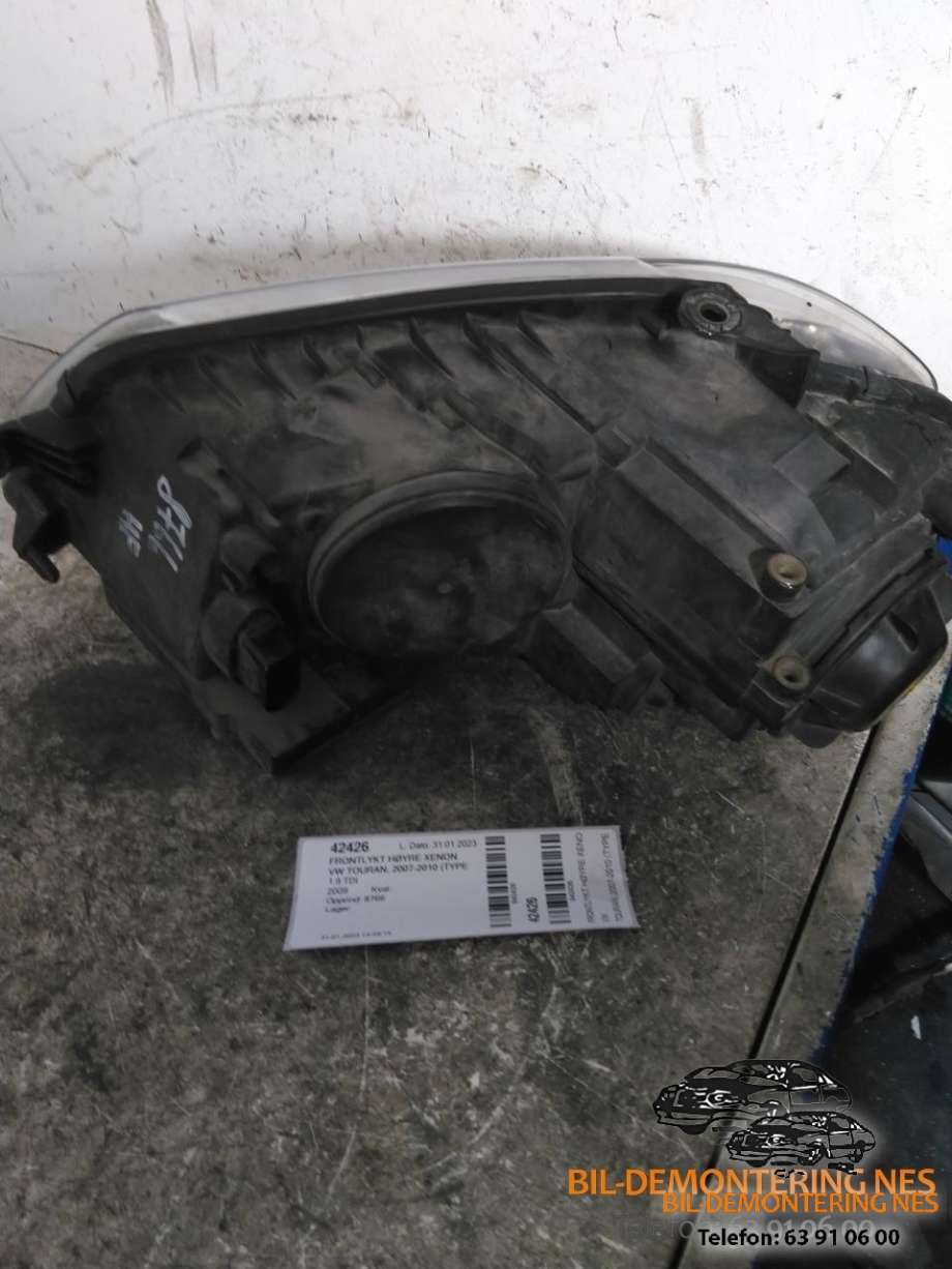 Frontlykt høyre xenon til VW Touran 2007-2010 (Type I, Fase 2)  (1T1 941 754 A|1307329120|)
