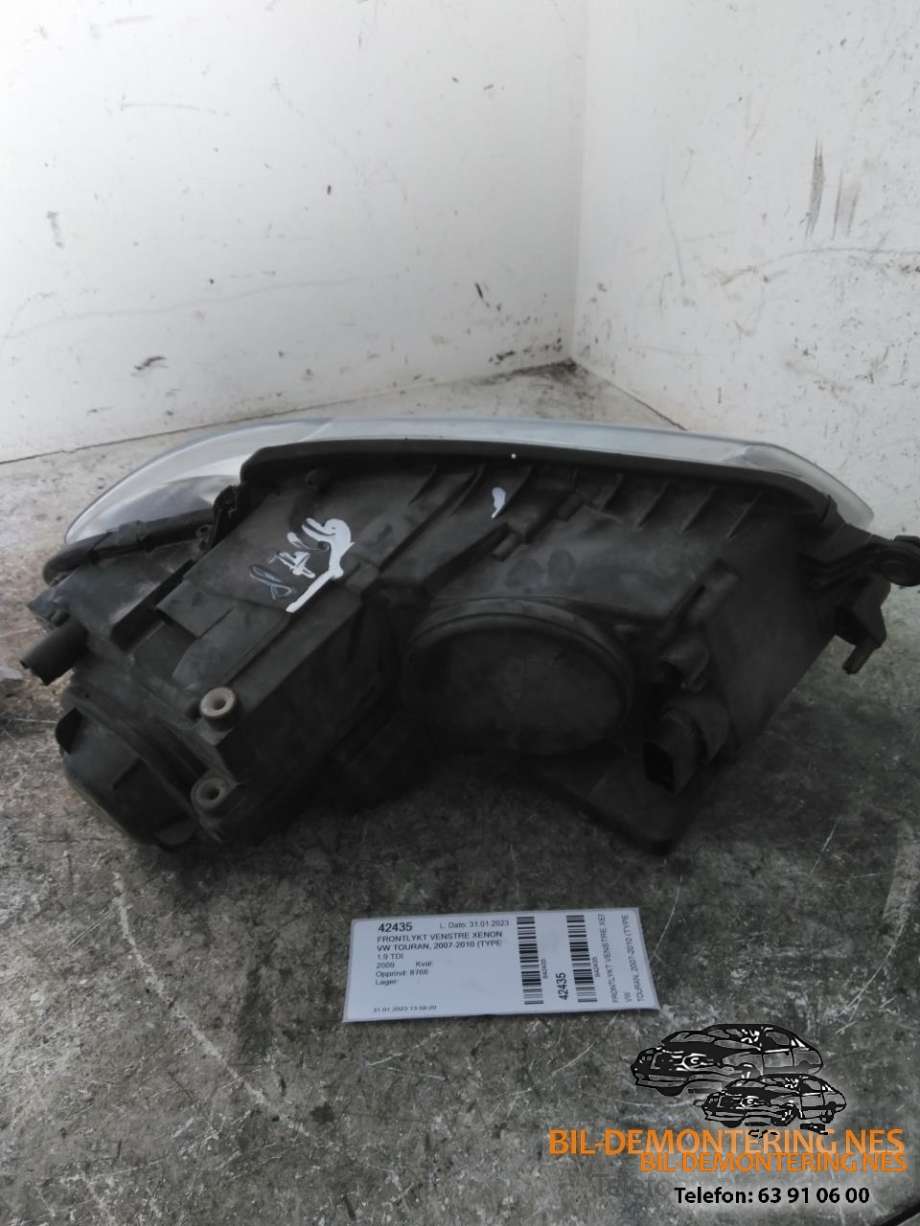 Frontlykt venstre xenon til VW Touran 2007-2010 (Type I, Fase 2)  (1T1 941 753 A|307329120)
