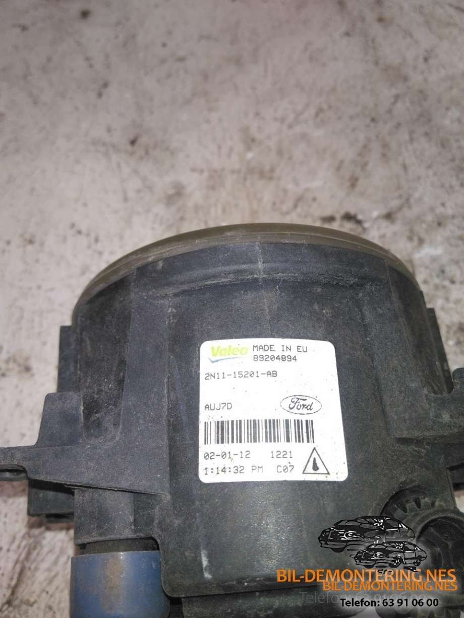 Tåkelykt høyre foran til Ford Focus 2011-2014 (Type III, Fase 1)  (2N1115201AB|)
