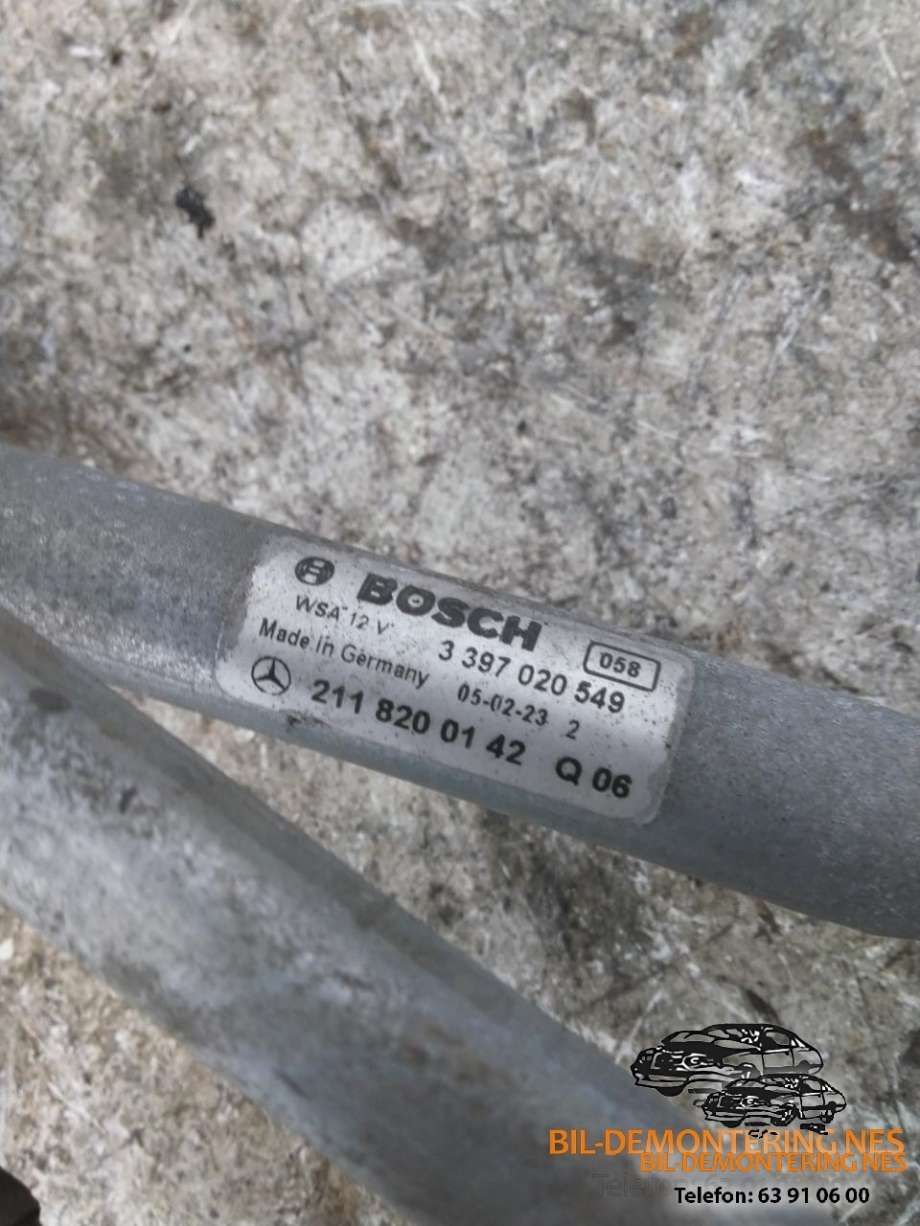 Viskermotor frontrute komplett m/overføring til Mercedes E-Klasse 2002-2006 (Fase 1) (W211) (W211) (|2118200142Q|3397020549)
