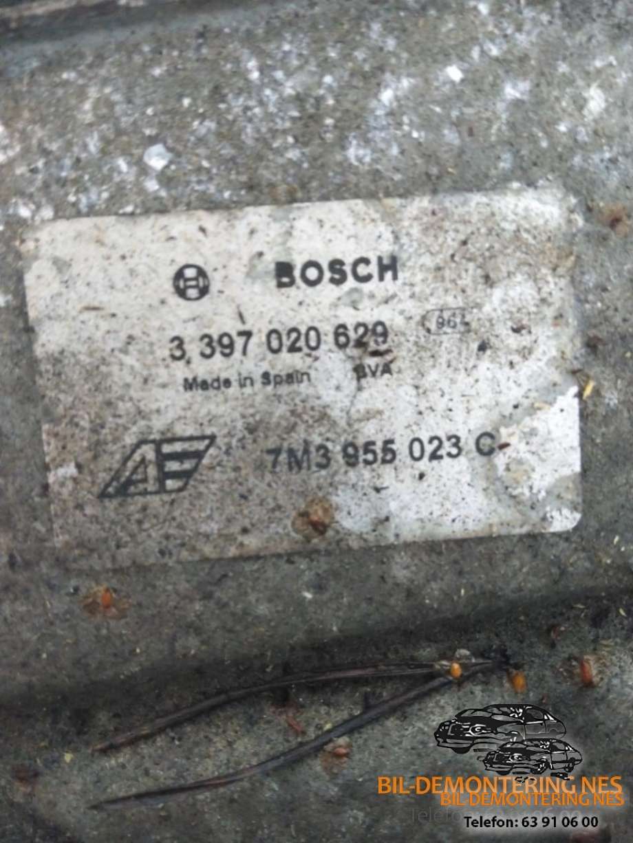 Viskermotor frontrute komplett m/overføring til VW Sharan 2000-2010 (Type I, Fase 2)  (3397020629|7M3955023C|)