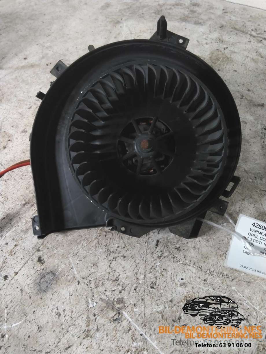 Varmeapparat motor til Opel Combo C 2002-2011