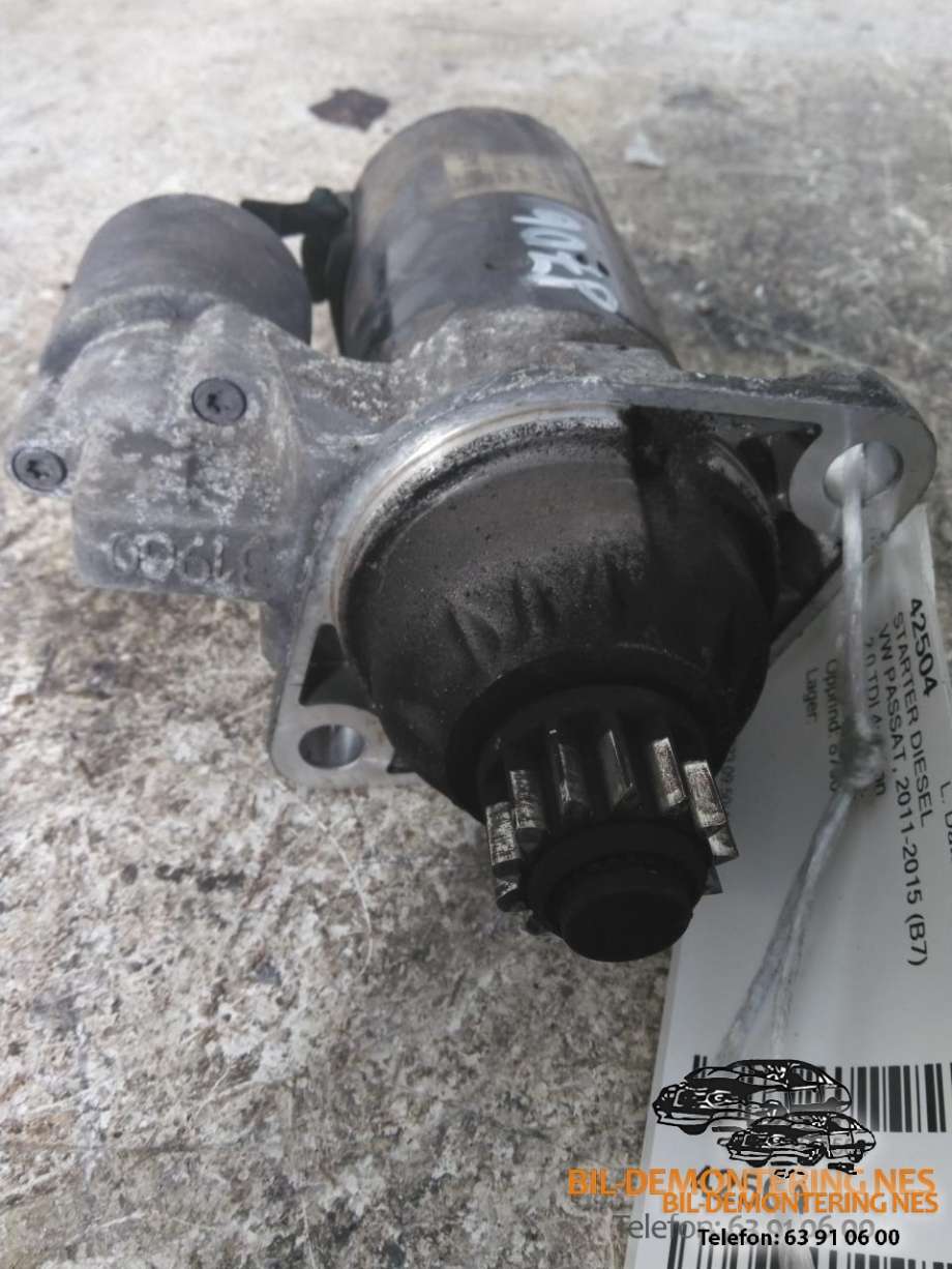 Starter diesel til VW Passat 2011-2015 (B7) (B7) (02M911024C|03092013|)