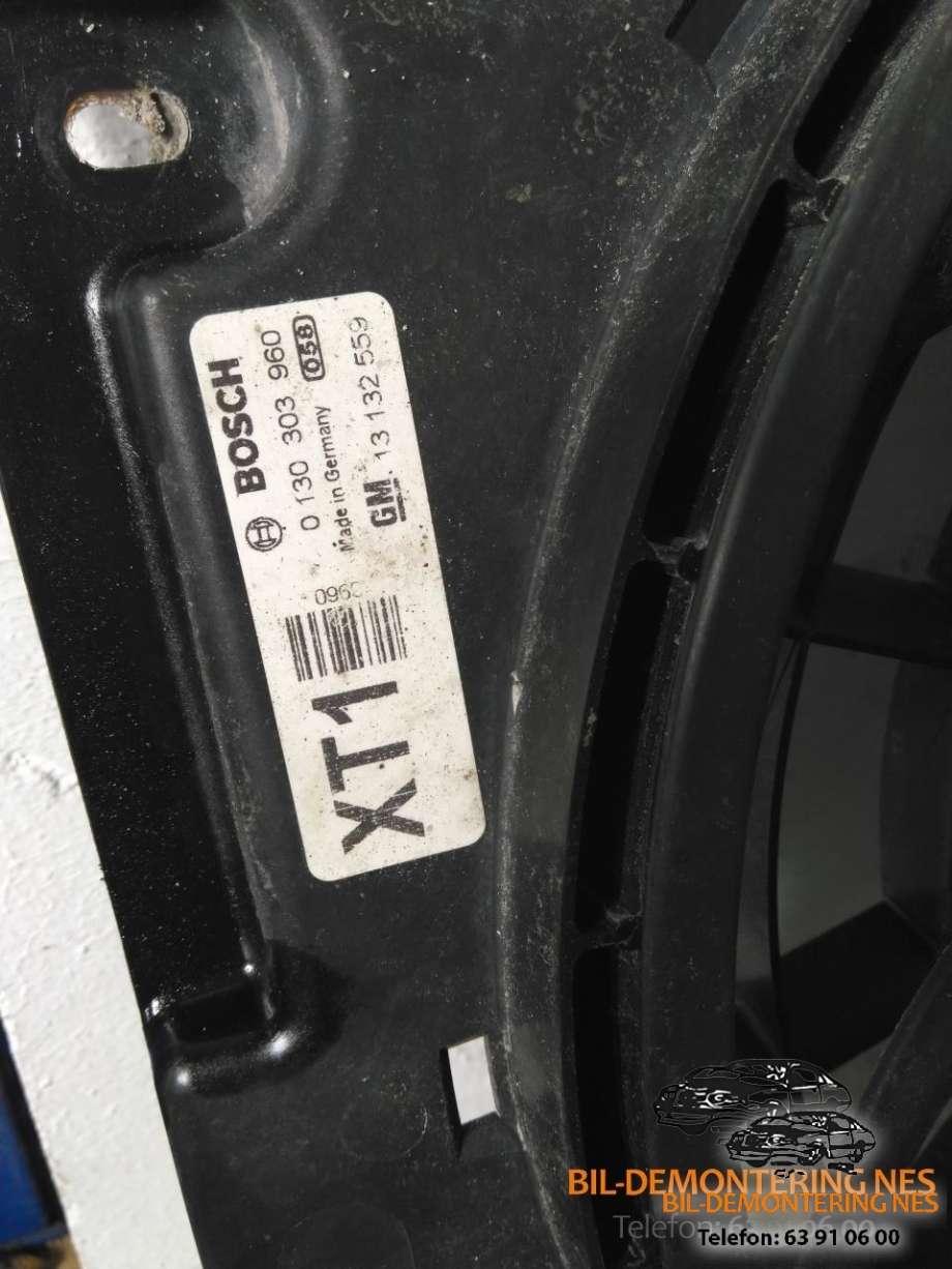 Kjølevifte elektrisk til Opel Astra H 2004-2009  (BOSCH|0130303302|13147279|)