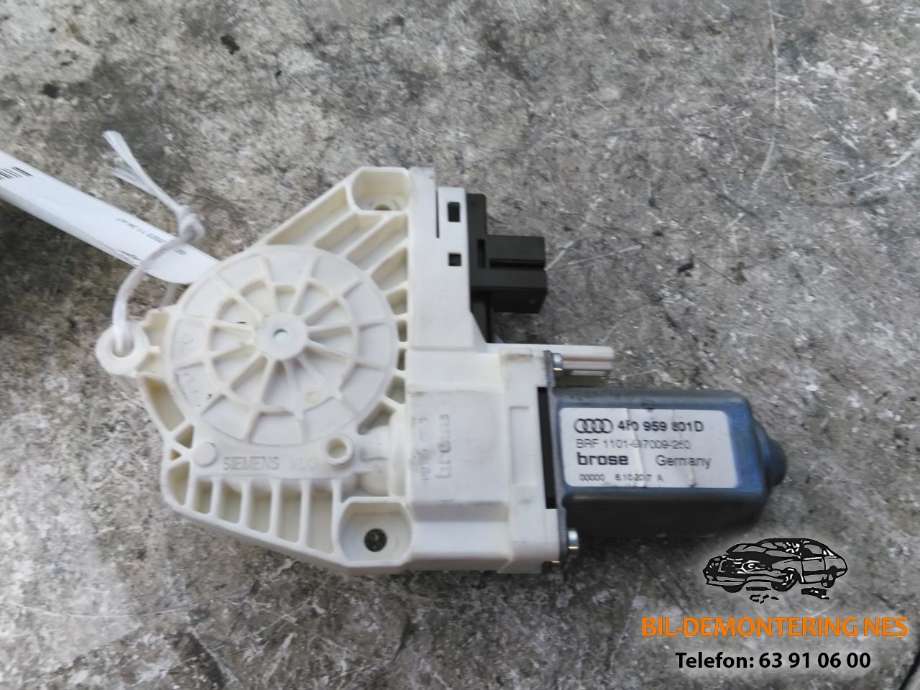 Ruteheis, kun motor, venstre foran til Audi A6 2005-2008 (Type III, Fase 1) (C6) (C6) (4F0959801D|BRF110197009250|)