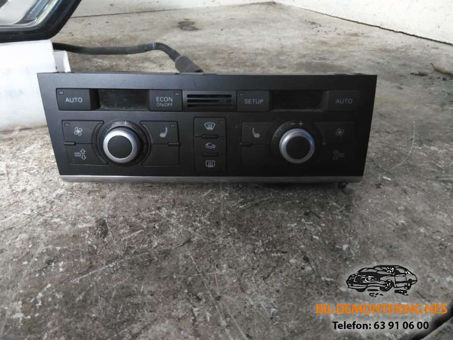 Varmeapparat betjening til Audi A6, 2005-2008 (Type III, Fase 1) (C6) (C6) (4F1820043AG)