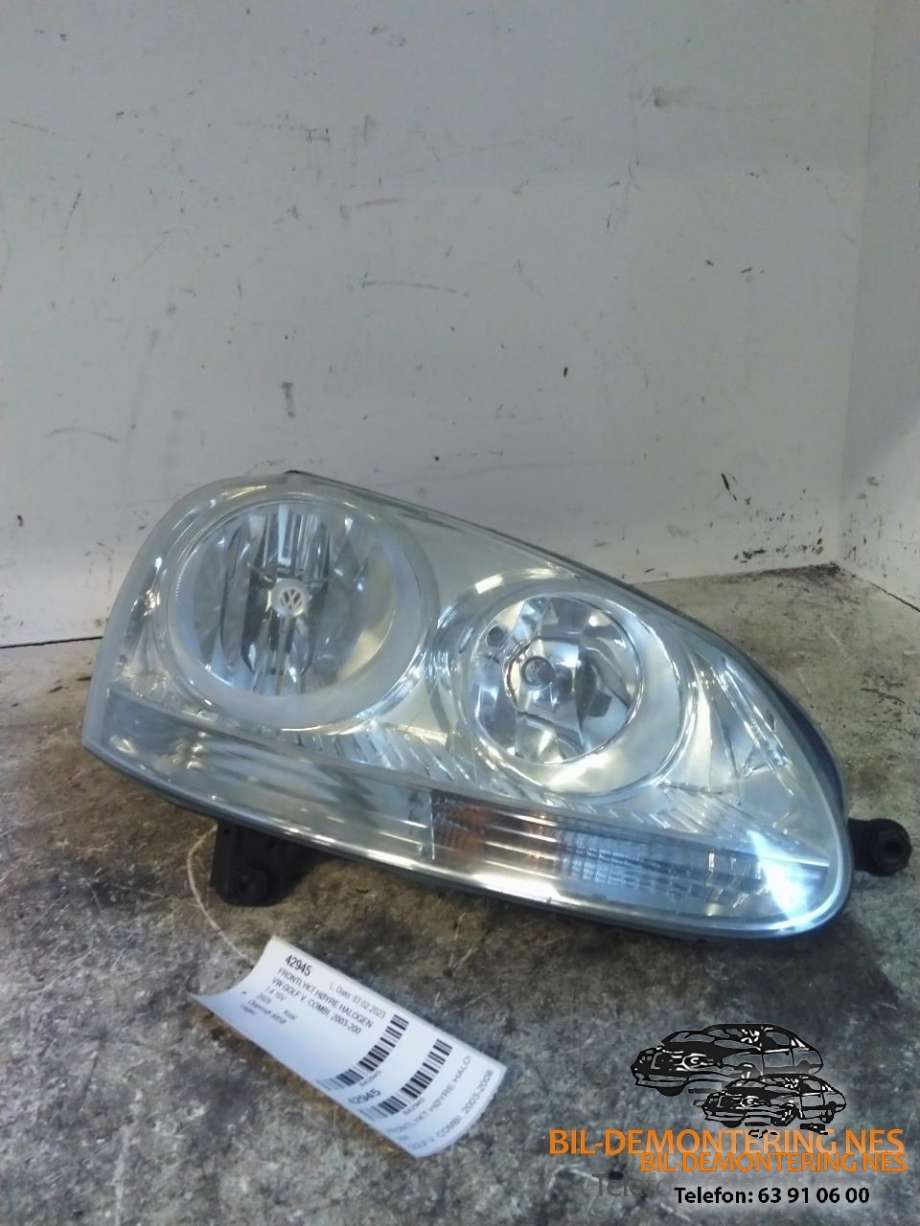 Frontlykt høyre halogen til VW Golf V, Combi, 2003-2008  (1K6941006R)