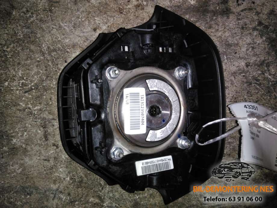 Airbag rattpute til Kia Picanto 2011-2017 (Type II)  (TA131223507404|)