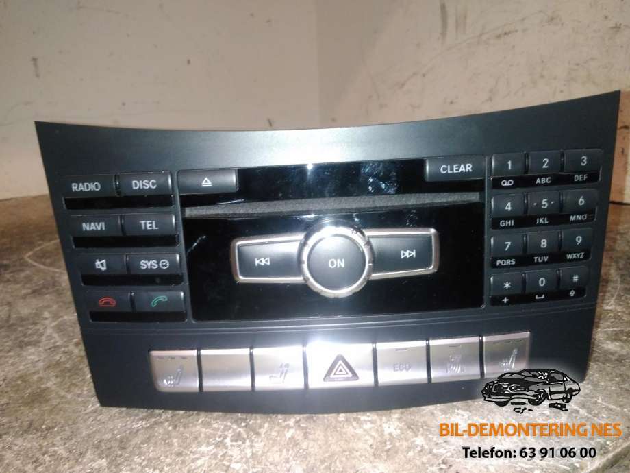 Bilstereo til Mercedes E-Klasse, 2013-2016 (Fase 2) (W212) (W212) (A2129008524ZGS001)