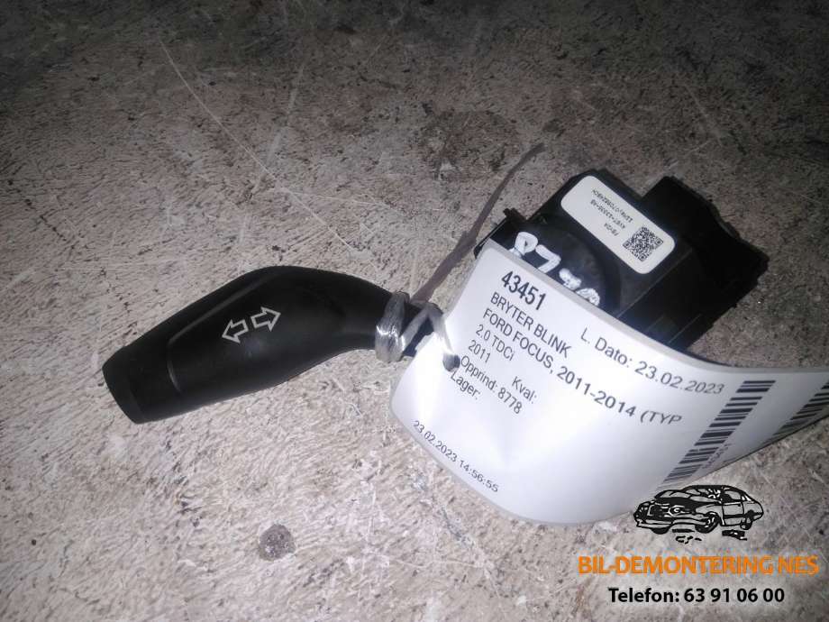 Bryter blink til Ford Focus, 2011-2014 (Type III, Fase 1)  