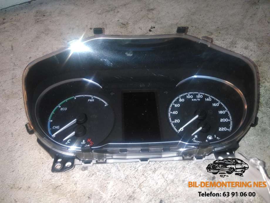 Speedometer til Toyota Yaris, 2014-2020 (Type III, Fase 2)  (5Y83800F54404)